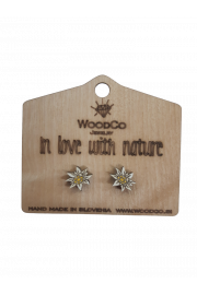 Wood earrings WoodCo Planika