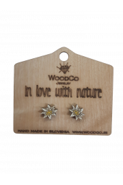 WoodCo Planika drvene minđuše