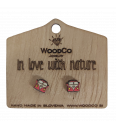Drvene naušnice WoodCo WV T1