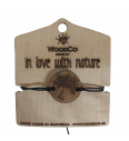 Lesena zapestnica WoodCo In love with nature