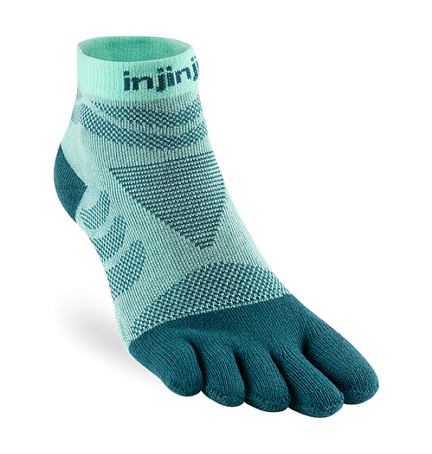 Calcetines Injinji Ultra Run Mini Crew para mujer