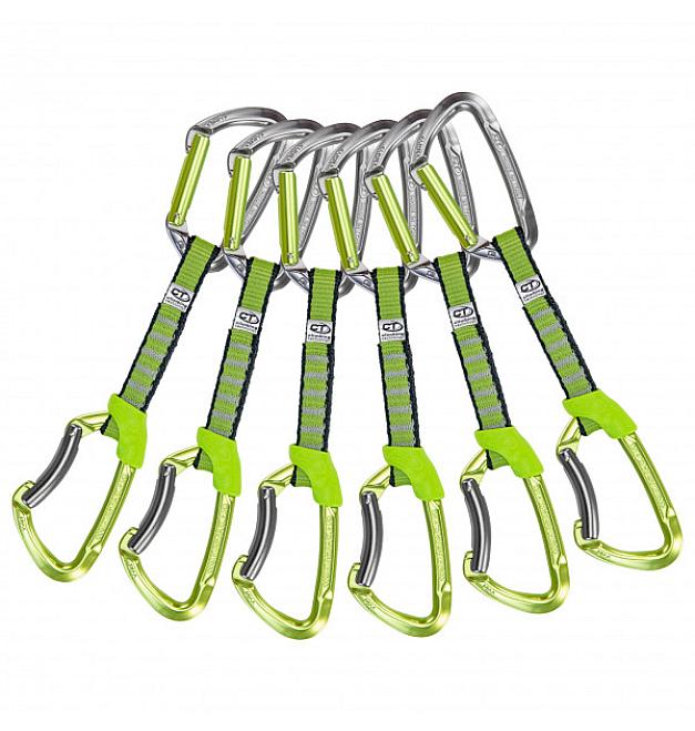 Sistema de mosquetón 6x Climbing Technology Lime