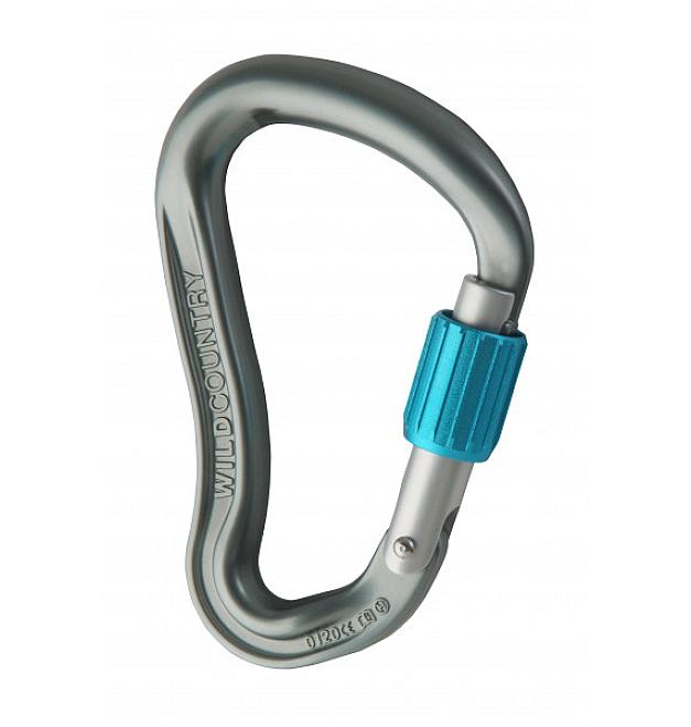 Mosquetón Wild Country Ascent Lite con tuerca