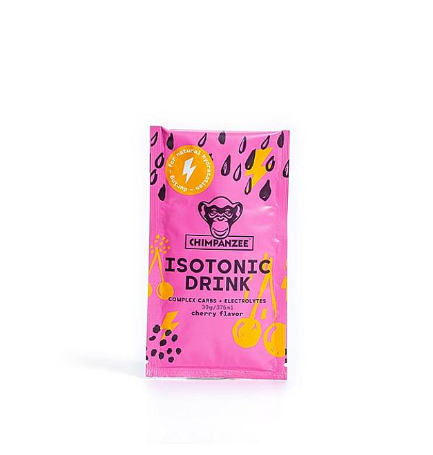 Bebida isotónica en polvo Chimpanzee cereza silvestre 30 g