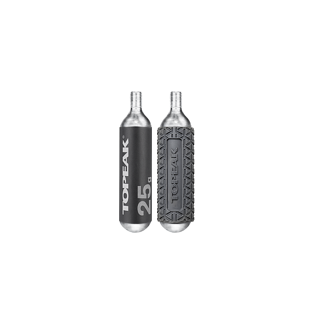 CO2-Patronen Topeak mit Gewinde 25g 2 Stk