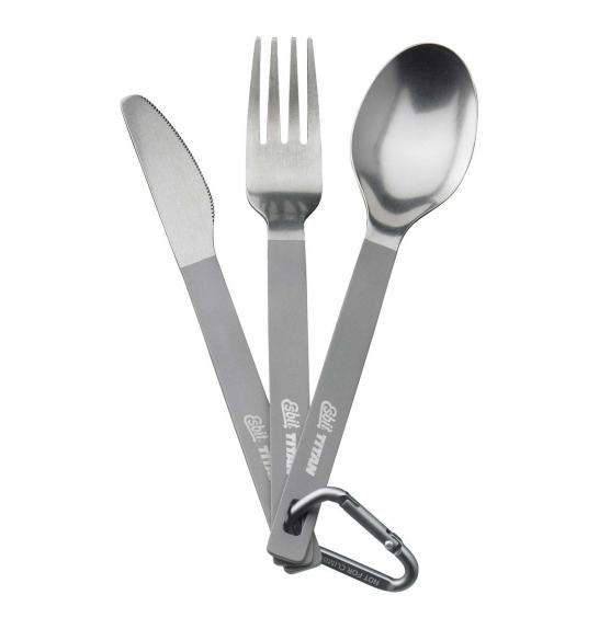 Cutlery Esbit Titanium 3pcs
