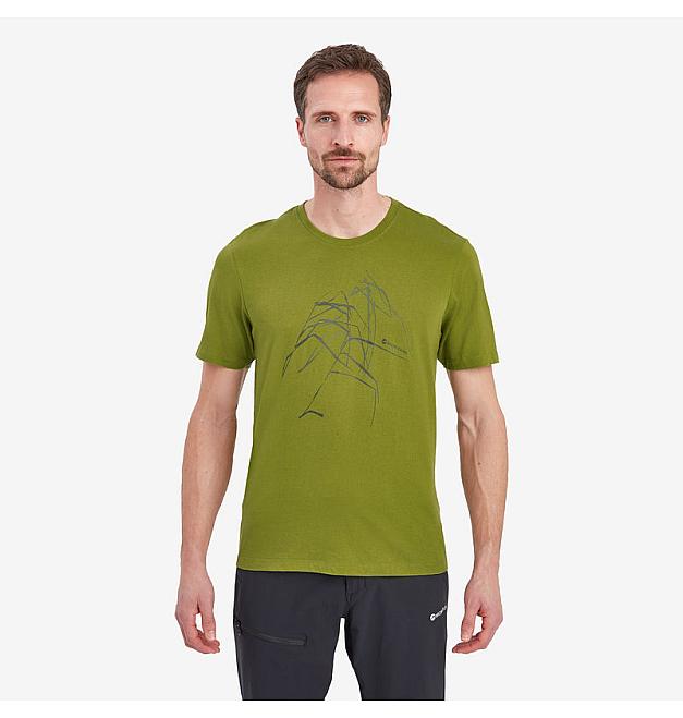 Camiseta Montana Abstract para hombre