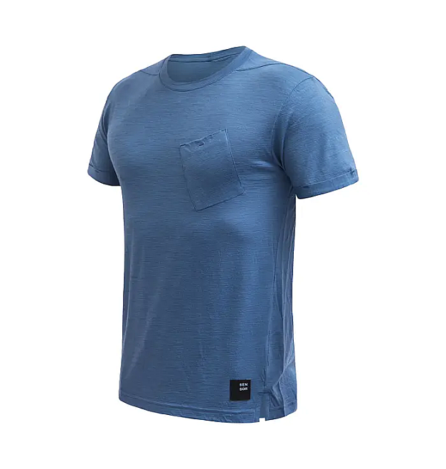T-shirt da uomo in merino Sensor Traveller