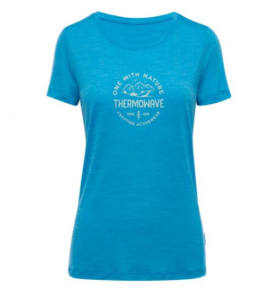 T-shirt da donna in merino Thermowave Cooler TruLite