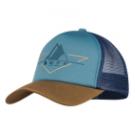 Gorra Buff Trucker Brak Stone azul con visera