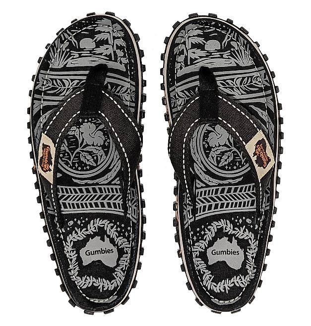 Women's flip flops Gumbies Midnight black