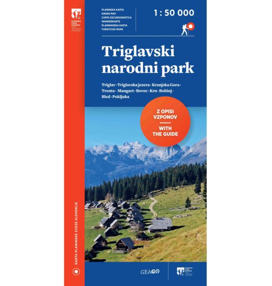 Map PZS Triglavski narodni park 1:50 000