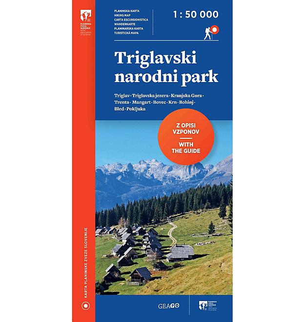Мапа ПЗС Триглавски национални парк 1:50.000