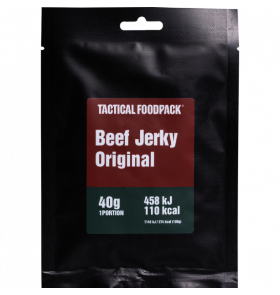 Dehydrated food Tactical FoodPack Beef Jerky Original, 40g