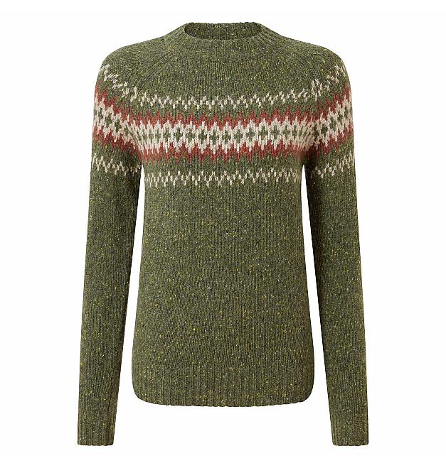 Women's wool pullover Sherpa Dumji Crew