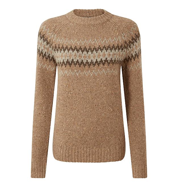 Pullover da donna in lana Sherpa Dumji Crew