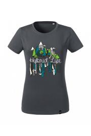 Camiseta mujer Hybrant Hybrid Life de algodón orgánico