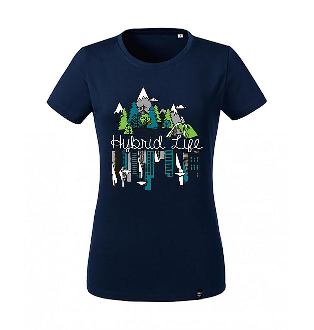Camiseta mujer Hybrant Hybrid Life de algodón orgánico