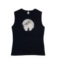 Women sleeveless T-shirt Hybrant Moon Rider Organic Cotton
