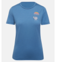 Kurzes Merino-T-Shirt für Damen Thermowave Life Happy