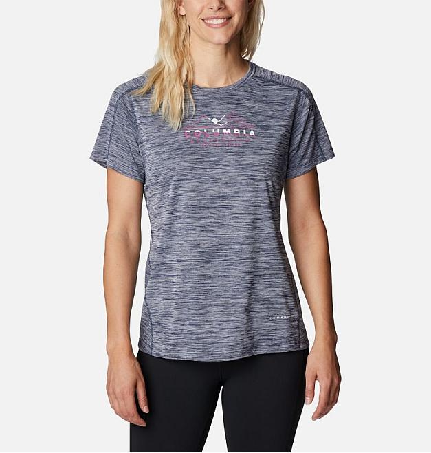 Women's active short shirt Columbia Zero rules graphic