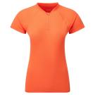 Ženska aktivna majica kratkih rukava Montane Dart Nano Zip
