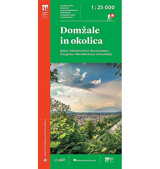 Zemljovid PZS Domžale i okolica 1:25 000