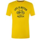 Herren-Merino-Kurzarmshirt Super.natural Better Bike