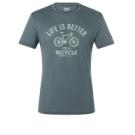 Herren-Merino-Kurzarmshirt Super.natural Better Bike