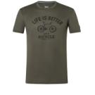 Herren-Merino-Kurzarmshirt Super.natural Better Bike