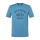 Herren-Merino-Kurzarmshirt Super.natural Better Bike