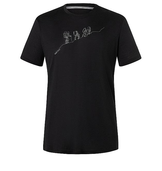 Camisa merino de manga corta para hombre Super.natural Senderismo