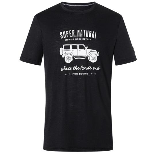 Merino-T-Shirt für Herren Super.natural All Terrain
