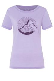 Super.natural Mountain Mandala Kurzarm-Merino-Damen-T-Shirt