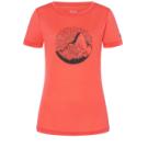 Women's merino short-sleeved shirt Super.natural Mountain Mandala