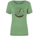 Super.natural Mountain Mandala Kurzarm-Merino-Damen-T-Shirt