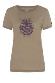 Women's merino T-shirt Super natural Pine Cone