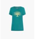 T-shirt da donna in lana merino Super.natural Tree of Knowledge