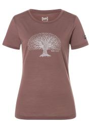 T-shirt da donna in lana merino Super.natural Albero della Conoscenza