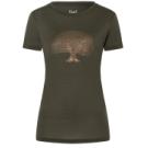 T-shirt da donna in lana merino Super.natural Tree of Knowledge