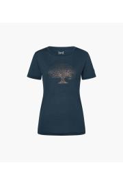 Women's merino short-sleeved shirt Super.natural Tree of Knowledge