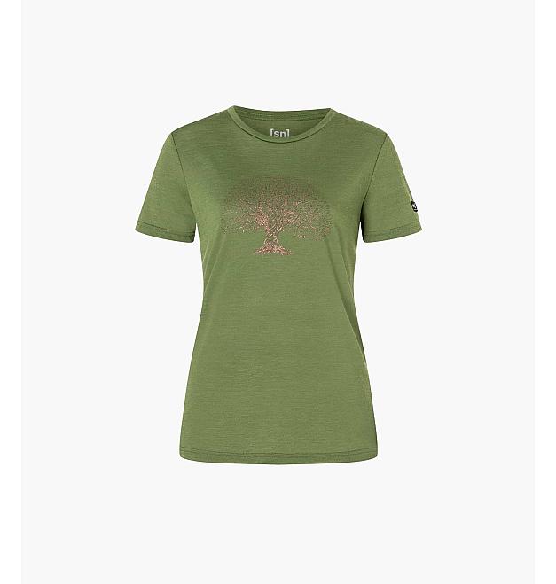 Super.natural Tree of Knowledge Camiseta de lana merina para mujer