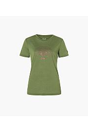 T-shirt da donna in lana merino Super.natural Tree of Knowledge