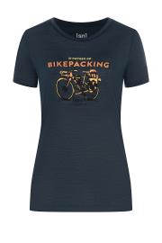 T-shirt da donna in lana merino Super.natural Bikepacking
