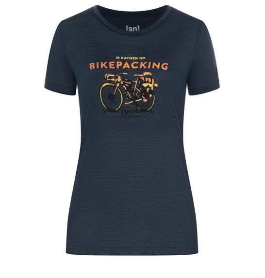 Ženska merino majica kratkih rukava Super.natural Bikepacking