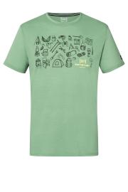 Merino-T-Shirt für Herren Super.natural Don't get lost
