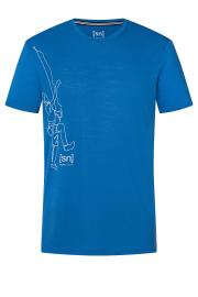 T-shirt da uomo in lana merino Linea Super.natural Climbing
