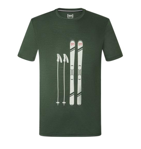 Merino-T-Shirt für Herren Super.natural Skiing gear