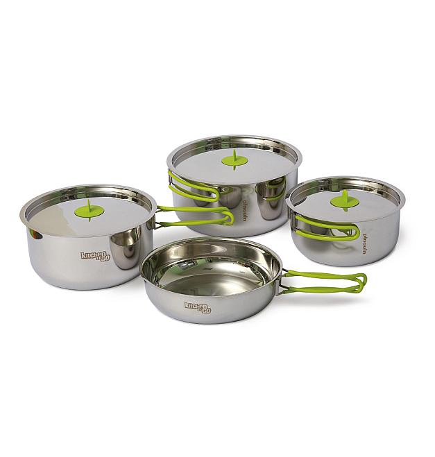 Set posod Pinguin Trio Steel S