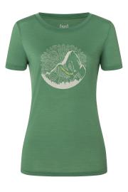 Maglietta di Donna Merino Super.natural Mountain Mandala Tree WMS SS